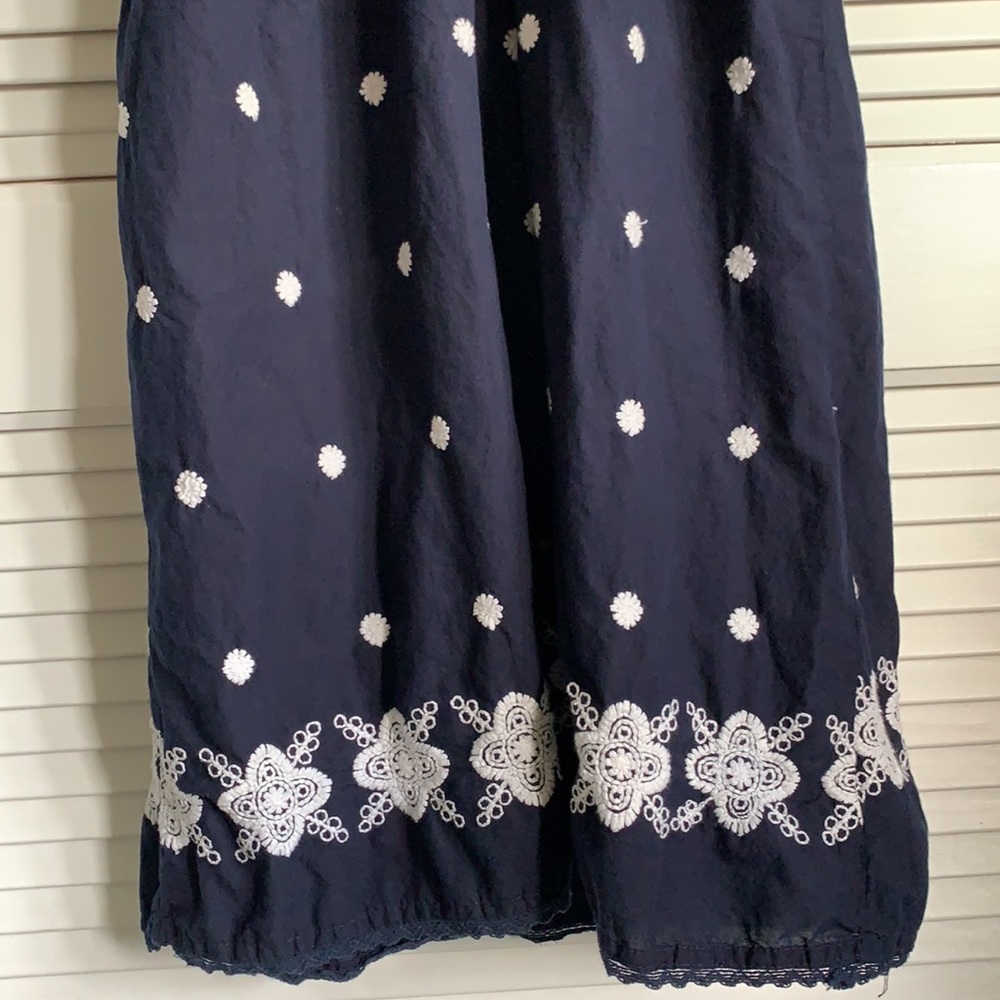 Navy cotton sundress - Picture 3 of 8